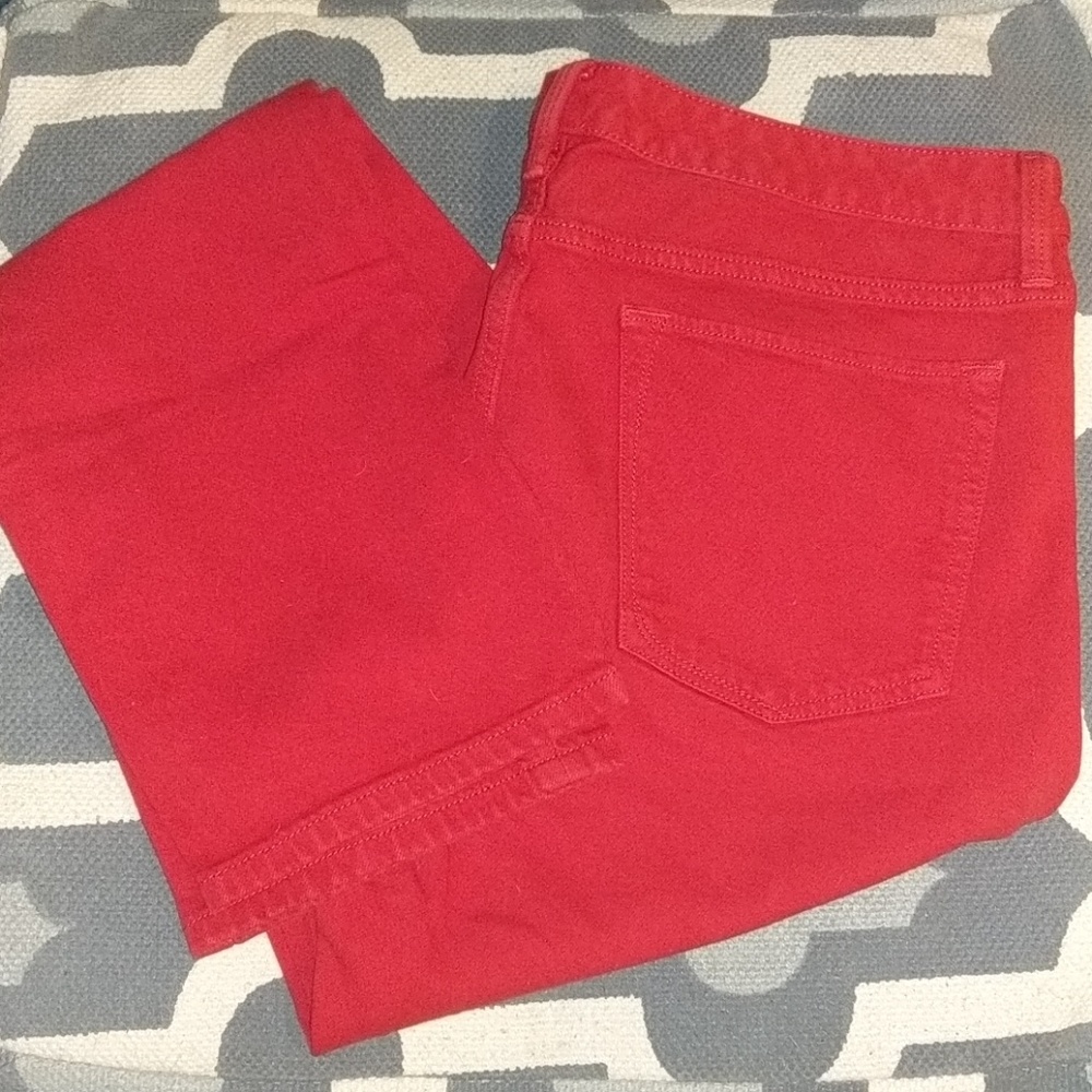 Banana Republic Red Hot Jeans